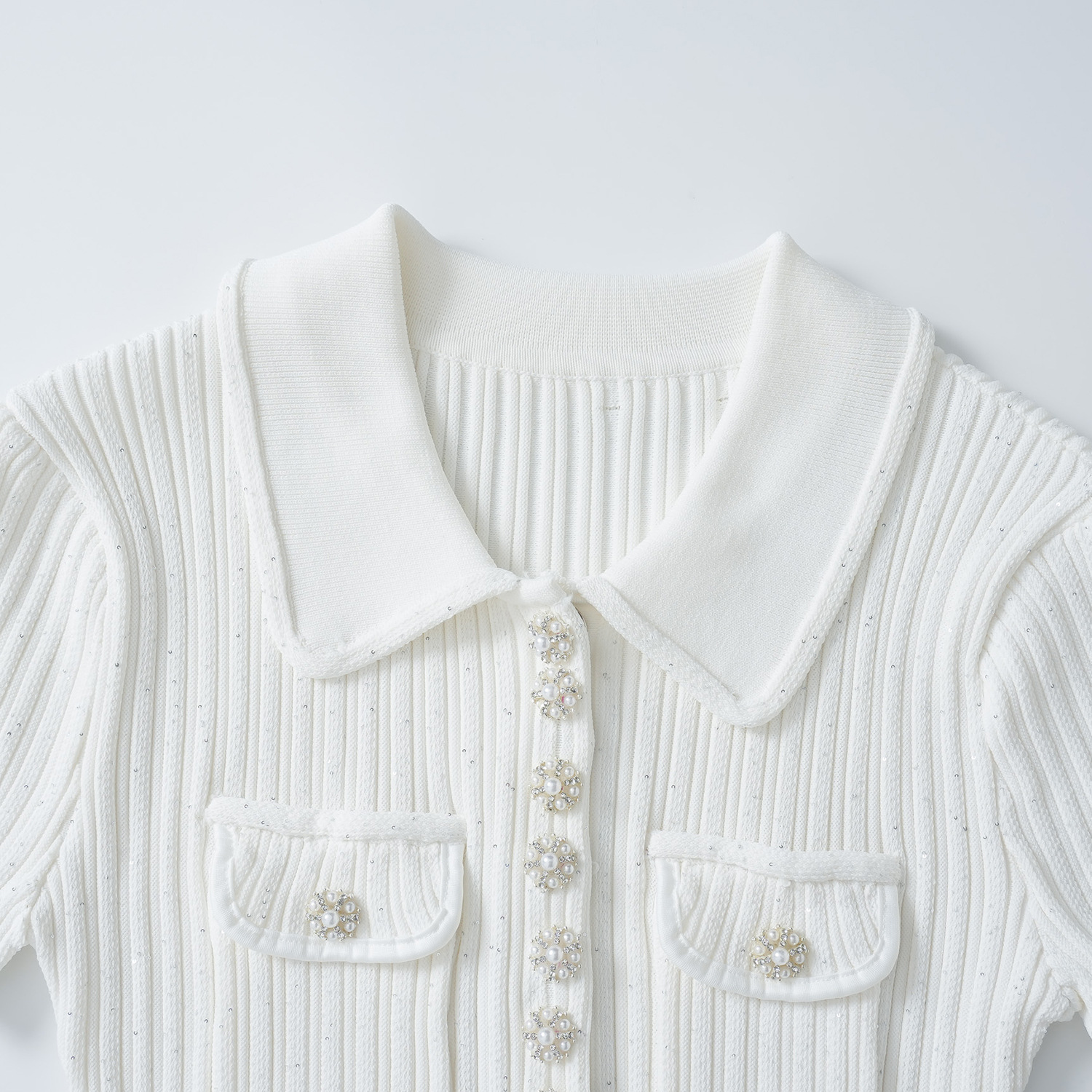 2024 New Arrivals Office Lady Dress Short Sleeve Design  Knit  Women's Dresses