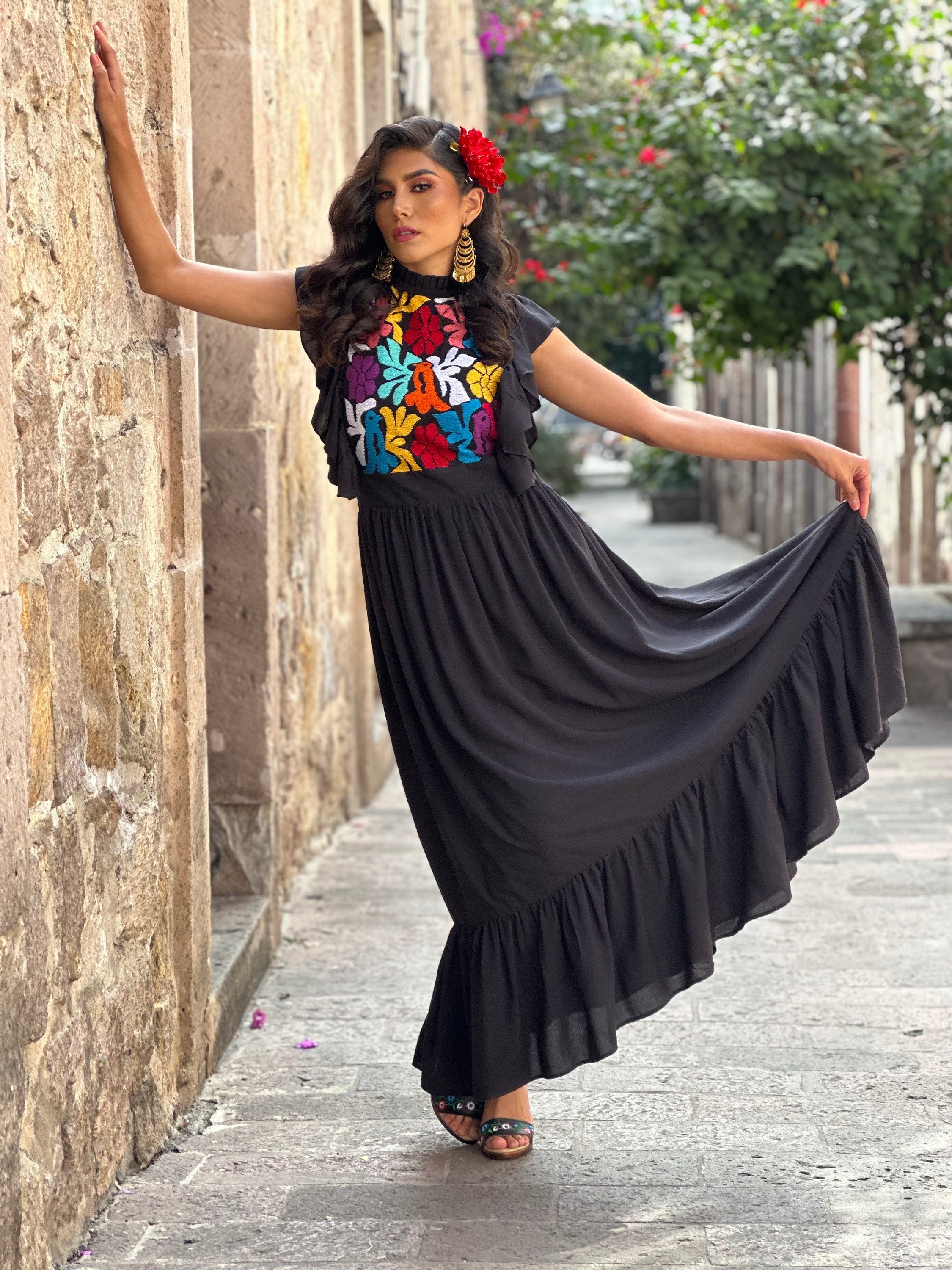 2025 Summer New Boho Sexy Maxi Dresses Sundress Plus Size Slip Modern Design Bohemian Mexican Dress Women Maxi Dresses Women